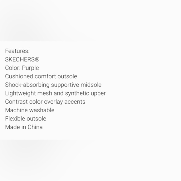 Skechers Kids' Lavender and Aqua Sneakers - Picture 6 of 6